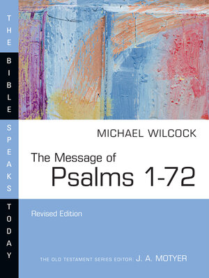 cover image of The Message of Psalms 1–72